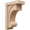 Ekena Millwork 8"W x 16"D x 24"H Classic Alma Rough Cedar Woodgrain TimberThane Corbel, Primed Tan CORUR08X16X24ALMRCPR - alternate 1